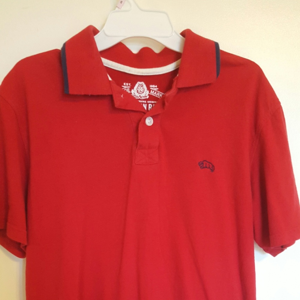 American Rag Men Short Sleeve Red T-Shirt